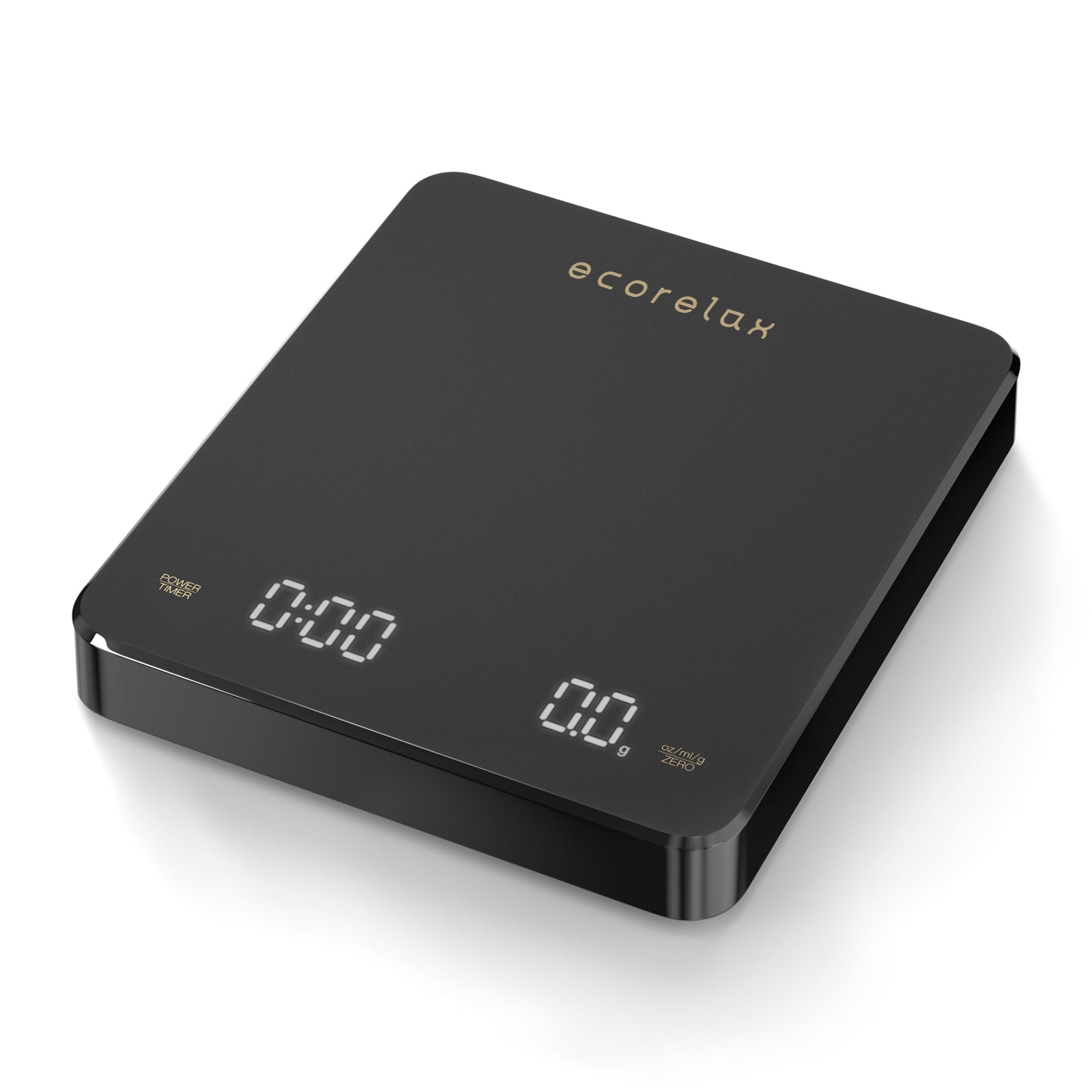ECORELAX Coffee Scale, Rechargeable Digital Drip Coffee Scale, LED