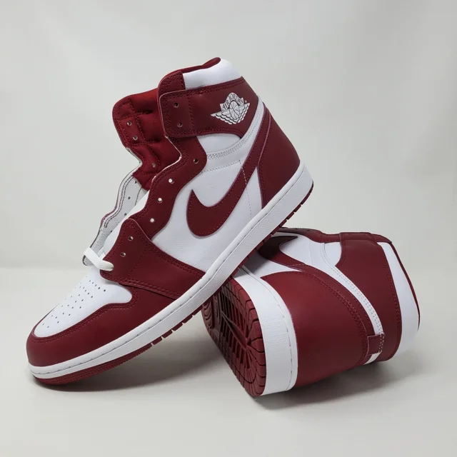 N I-K-E A i r-Jor-dan 1 Retro High OG Artisanal Team Red DZ5485-160 Men's Size 14
