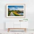 thumbnail image 5 of The Baltic Sea on Suomenlinna - Helsinki Finland Photography Landscape Coastal Nature Scenic Sunset Rural Ocean Oak Framed Wall Art Print 5 x 7 inches, 5 of 6