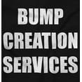 thumbnail image 2 of Dad Bump Creation Baby Announcement Men's Big & Tall Crewneck Graphic Tee Brisco Brands 2X, 2 of 3