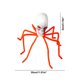 thumbnail image 3 of Decoración de Halloween con Forma de Araña Fantasma | Calavera Aterradora | Material Abs Morado, Naranja, Blanco y Rojo | 30 Cm. Suministro Duradero para Fiestas En Casa, Tiendas y Eventos Festivos., 3 of 6