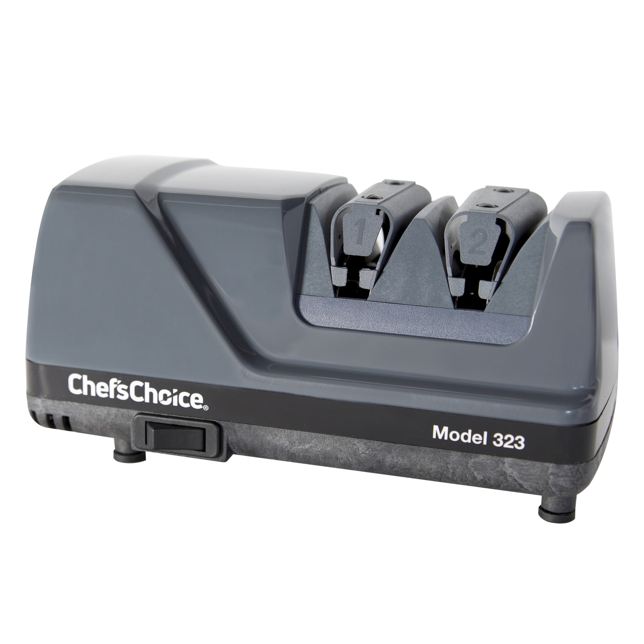 Chef’sChoice Model 323 Commercial Electric Knife Sharpener, 2-Stage 20-Degree Dizor, in Gray (0323000)