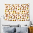 thumbnail image 5 of Easygdp Autumn Harvest Gnomes Tapestry Wall Hanging, Wall Tapestries for Bedroom Aesthetic Living Room Office Decor 60x40in, 5 of 8