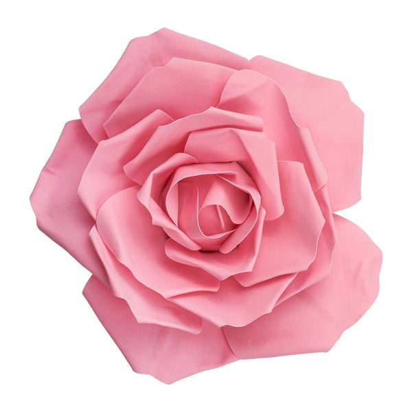 Pink Rose Wall Hanging mounted on wooden 8inch hoop The perfect gift for your Nursery or Home