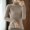 Khaki, variant on DPTALR George Women's Fashion Casual Solid Color Loose High Neck Base Knitted Sweater,Gray,Big and Tall Men L