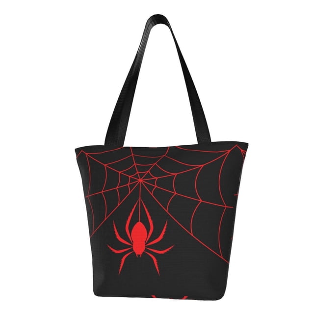 Easygdp Red Spider Bolso de Hombro para Mujer, Bolso Bandolera y Cartera de Mano Elegante para Uso Diario
