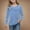 Light Blue, variant on Teen T Shirts for Girls Blue Long Sleeve Shirt Girls Crew Neck Shirt Basic Tees Fall Tops Girls 13-14 Years Clothes