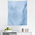 thumbnail image 1 of Winter Tapestry, Little Snowflakes Falling from the Sky December New Year`s Eve Blizzard, Fabric Wall Hanging Decor for Bedroom Living Room Dorm, 5 Sizes, Blue White, by Ambesonne, 1 of 1