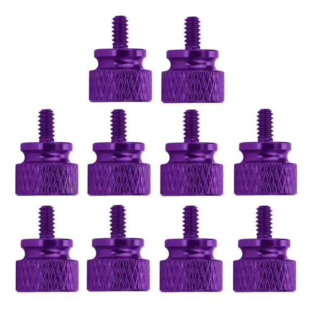 Weiweiguan 10 Pcs Vis en Alliage d'Aluminium pour Châssis d'Ordinateur