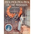 thumbnail image 3 of E. H. Pfeiffer 19x24 Black Modern Framed Museum Art Print Titled - Pick, Pick, Pick, Pick on the Mandolin, Antonio (1912), 3 of 5