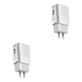 thumbnail image 3 of Tholdsy rápido USB de 5V 2A con enchufe europeo/estadounidense para para Samsung, Xiaomi, Huawei, LG, Android, enchufe blanco y estadounidense Enchufe de EE. UU. 2piezas, 3 of 6