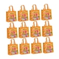 thumbnail image 4 of 12 bolsas de regalo de Pascua reutilizables para huevos de Pascua y decoraciones de Pascua. Naranja, 4 of 9