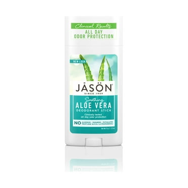JASON Soothing Aloe Vera Deodorant, 2.5 Ounce Stick