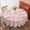 Unicorn And Planet, variant on Unicorn and Party Hat Pink Pattern Round Tablecloth 70"x70", Wrinkle Resistant Wipeable Table Cover for Kitchen Dining Room Picnic Patio and Party