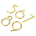 thumbnail image 3 of ULTNICE 5Pcs Durable ABS Material House Numbers for Doors and Walls 6.00X4.00X0.50Cm, 3 of 8