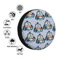 thumbnail image 5 of Balery Police Cartire Cover Waterproof Dust-Proof, Universal Spare Wheel Tire Cover For Trailer, Rv, Suv Truck And Vehicle Camper Accessories-14 Inch, 5 of 9