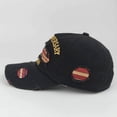 thumbnail image 4 of Qwertyu 250th Anniversary US Distressed Patriotic Hat, Embroidered Adjustable Baseball Cap, Gift for Men Women E, 4 of 6