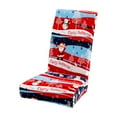 thumbnail image 2 of Christmas Chair Covers, Christmas Decor, Removable Washable Dining Chair Protector Back Cover for Kitchen Restaurant Family Holiday, Polyester, 2 of 7