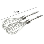 Stainless Steel Hand Mixer Beater and Whisk Attachment for Kenwood Beach Hand Mixers, Compatible Replacement for Egg Beater Dough Blend Accessories, 2-Pack(12 wire rods*)