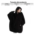 thumbnail image 4 of Sudadera Cobija Hoodie Mujer Hombre Con Capucha Suave Pijama, 4 of 8