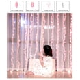 thumbnail image 2 of ziyahi 3X2M 200leds Feather Curtain String Light Remote Control USB String Light Xmas Party Home Wedding Garden Christmas Decorations, 2 of 9