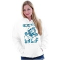 thumbnail image 4 of Vintage Cartoon I'm Angry Smurf Hoodie Sweatshirt Women Men Brisco Brands S, 4 of 6