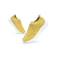 thumbnail image 3 of Fangasis Womens Flats Non-Slip Sneakers Slip On Casual Shoes Sports Breathable Walking Shoe Yellow 4.5, 3 of 7