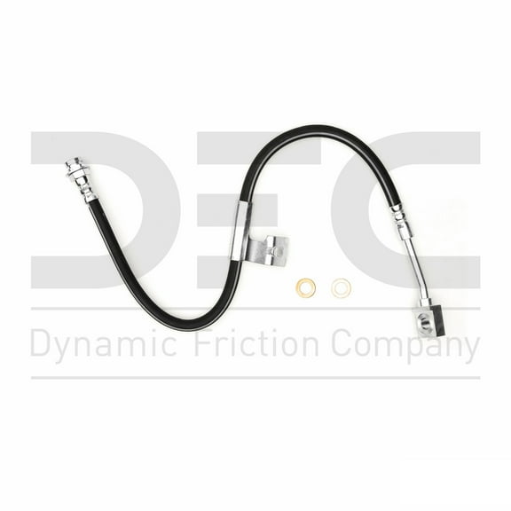 Front Left Dynamic Friction Company Brake Line Hose 350-47243 For 1976-1978 GMC P35, 1976-1984 Chevrolet P30, 1979-1984 GMC P3500
