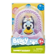 Bluey Bunny Basket Mini Figure, 2..5 inch Figure with Basket, Ages 3+, Styles Vary