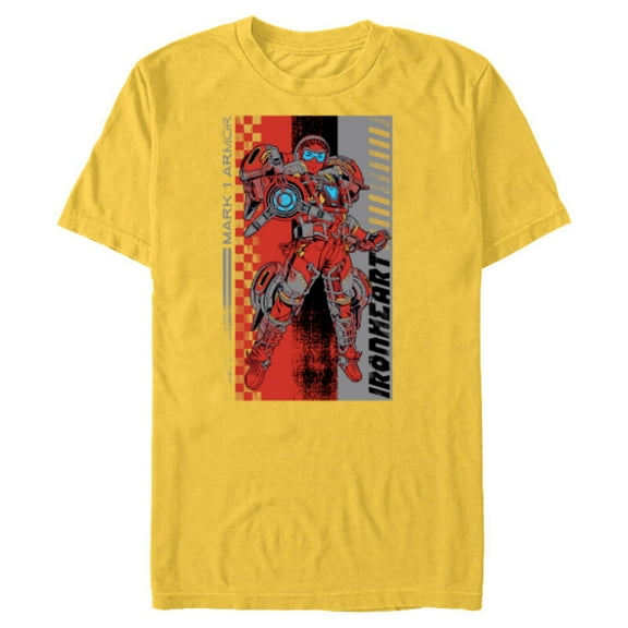 Marvel Black Panther: Wakanda Forever Riri Ironheart Mark 1 - Short Sleeve Blended T-Shirt for Adults - Customized-Yellow