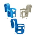thumbnail image 4 of Supports Suspendus pour Gobelets d'Eau, Main Courante de Piscine, Support de Bouteille de Boisson et de Vin, Étagère de Rangement, Accessoires d'Extérieur pour le Bord de la Piscine, 4 Pcs, Rond, Gris, 4 of 9