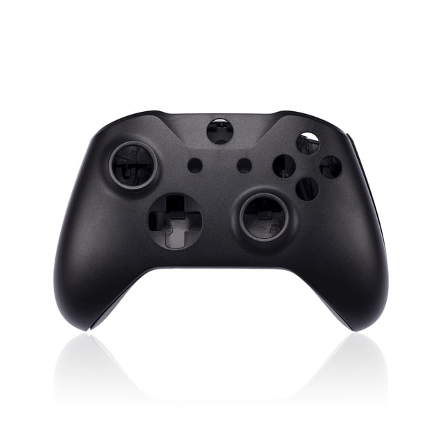 Replacement Console Shells (Top and Bottom) (Black) Compatible With Xbox One X