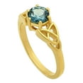 thumbnail image 5 of 18K Gold Over Brass London Blue Topaz Ring s.6 Jewelry RM-1761 TGR1029_C_6, 5 of 6