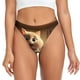 thumbnail image 1 of Balery Cartoon Cooking Cat Tangas de Algodón para Mujer con Estampado – Ropa Interior Sexy, Transpirable, G-string-Small, 1 of 6