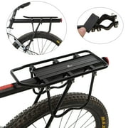 110 lbs Capacity Adjustable Rear Bike Rack Carrier Luggage Cargo Bicycle Accessories