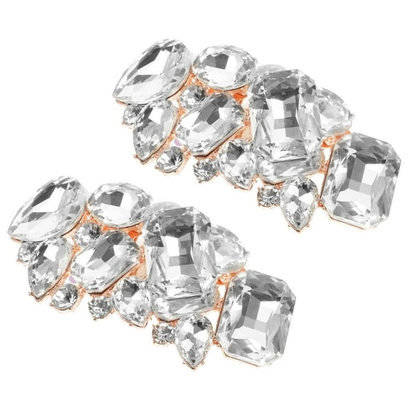 WORGEOUS  High Heels Buckles Bridesmaid Sneakers Bridal Shoes Wedding Decor Golden