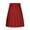 Red, variant on Women's Pleated Skirts Vintage Solid Color Knee-Length Long Skirts High Waist Casual Mid Length A-Line Skirts