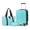 MintGreen, variant on WEPLUS Hardside Carry On Luggage 3 Piece Luggage Sets TSA Lock Spinner Wheels 20" Suitcase with Cup Holder