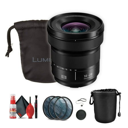 Panasonic Lumix S 14-28mm f/4.5-5.6 Lens for Leica L Bundle with Accessories