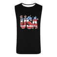 thumbnail image 4 of Camiseta sin mangas de cuello redondo para hombre, ropa de ocio, fitness, para el hogar, pijamas, camiseta con estampado de moda a color, blusa deportiva de poliéster para hombre, 4 of 5