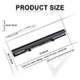 thumbnail image 1 of Nueva Batería de Repuesto para Laptop PA5185U-1BRS para Toshiba Satellite C50 C55 C55D C55T L55 L55D L55T Series fit C55-B5200 C55-B5270 C55D-B5310 PA5184U-1BRS PA5186U-1BRS PA5195U-1BRS - 12 Meses de, 1 of 2