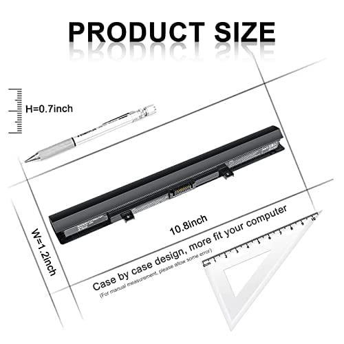 Nueva Batería de Repuesto para Laptop PA5185U-1BRS para Toshiba Satellite C50 C55 C55D C55T L55 L55D L55T Series fit C55-B5200 C55-B5270 C55D-B5310 PA5184U-1BRS PA5186U-1BRS PA5195U-1BRS - 12 Meses de