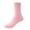 Pink, variant on LckLvx Boys Girls Socks Seamless Cotton Calf Socks Stretch Knit Crew Socks Kids Daily School Wear