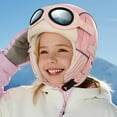 thumbnail image 3 of Childrens Hat with Thickened Fleece Lining Cold Protection and Eye Shiel,,, 3 of 9