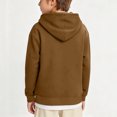 thumbnail image 2 of Cethrio Boys Hoodies, Long Sleeve Pullover Fall Casual Boys Sweatshirts Brown Size 4-5 T, 2 of 7