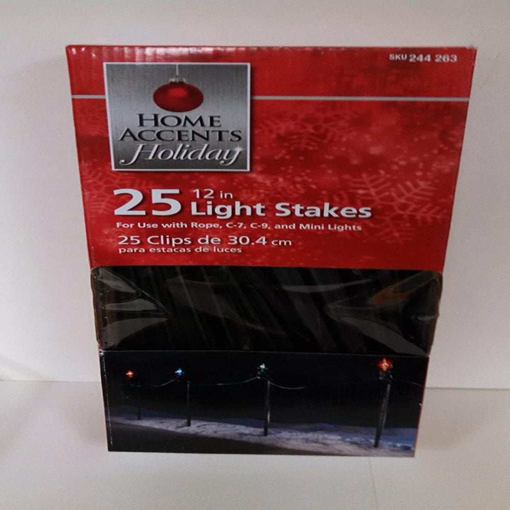 Home Accents 25-pack of 12 in Light Stakes NIB FREE SHIPPING #244 263 