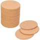 thumbnail image 1 of Posavasos de corcho redondos retro, posavasos de madera de corcho, posavasos para bebidas, divertidos posavasos de café, té, naturales, adecuados para el hogar, restaurante, oficina, 1 of 7