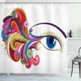 thumbnail image 1 of Ambesonne Eye Shower Curtain, Woman's Eye Colorful Art, 69"Wx70"L, Multicolor, 1 of 3