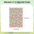 thumbnail image 4 of Lsque Tulips Flowers Premium Golf Towel - Ultra Absorbent and Quick Drying Microfiber Towel with Carabiner - Gift for Men -24" X 16", 4 of 8