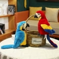 thumbnail image 2 of 1pcs 9.85 inches Simulated Parrot Doll Plush Stuffed Animal，Cute Parrot Plush Animal Stuffed Parrot for Birthday Gift Home Decoration,Red, 2 of 4